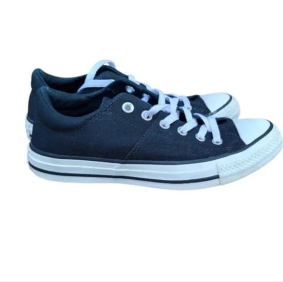Converse MADISON All Star Chuck Taylor Athletic Tennis Sneaker Black Women 8.5 - Picture 3 of 10